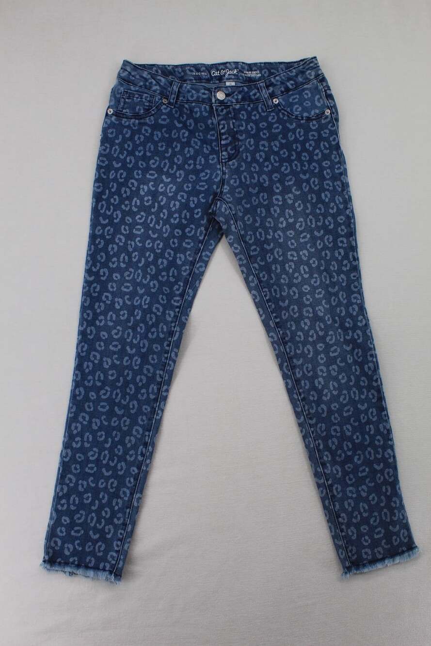 Cat & Jack Ultimate Stretch Leopard Print Jegging Size 16